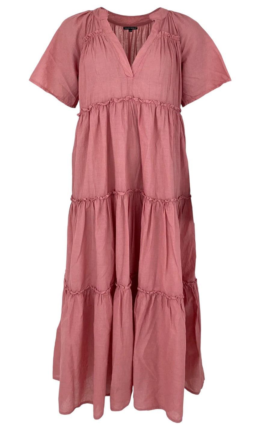 Black Colour Kjole Adelaine Antique Rose