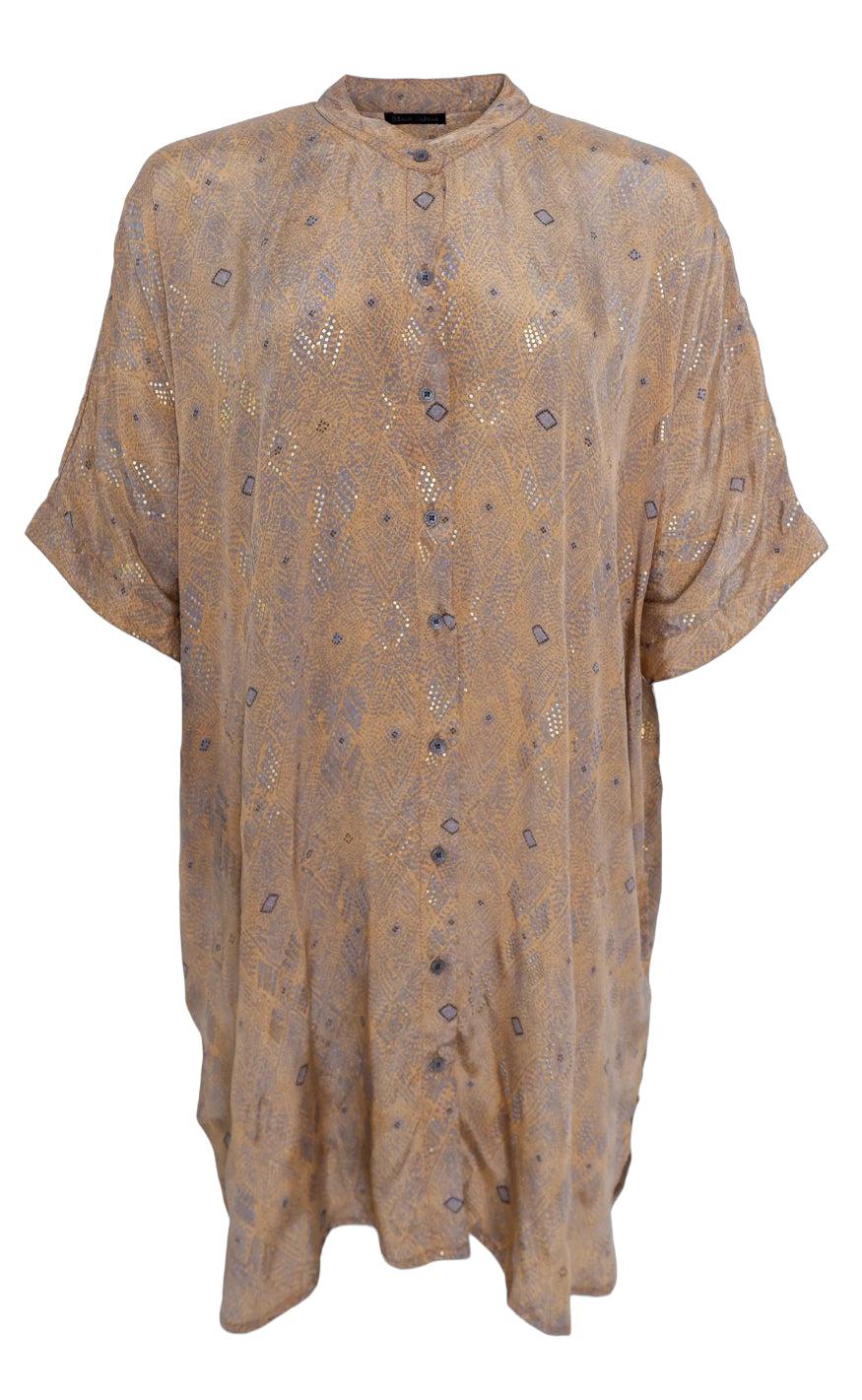 Black Colour Kjole Luna Tunic Argyle Sand
