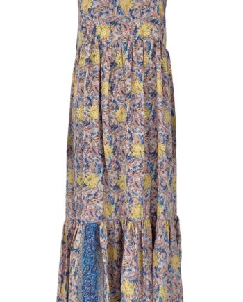 Black Colour Kjole Luna Vero Boho Strap Pastel Blue