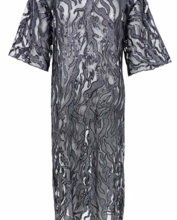 Black Colour Kjole Maggie Black Silver