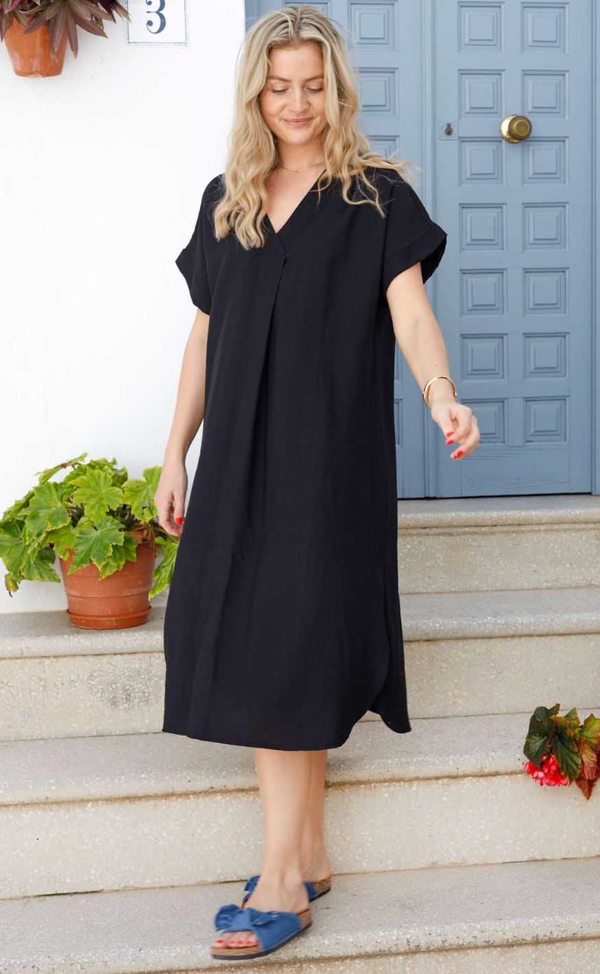 Black Colour Kjole Samos Black