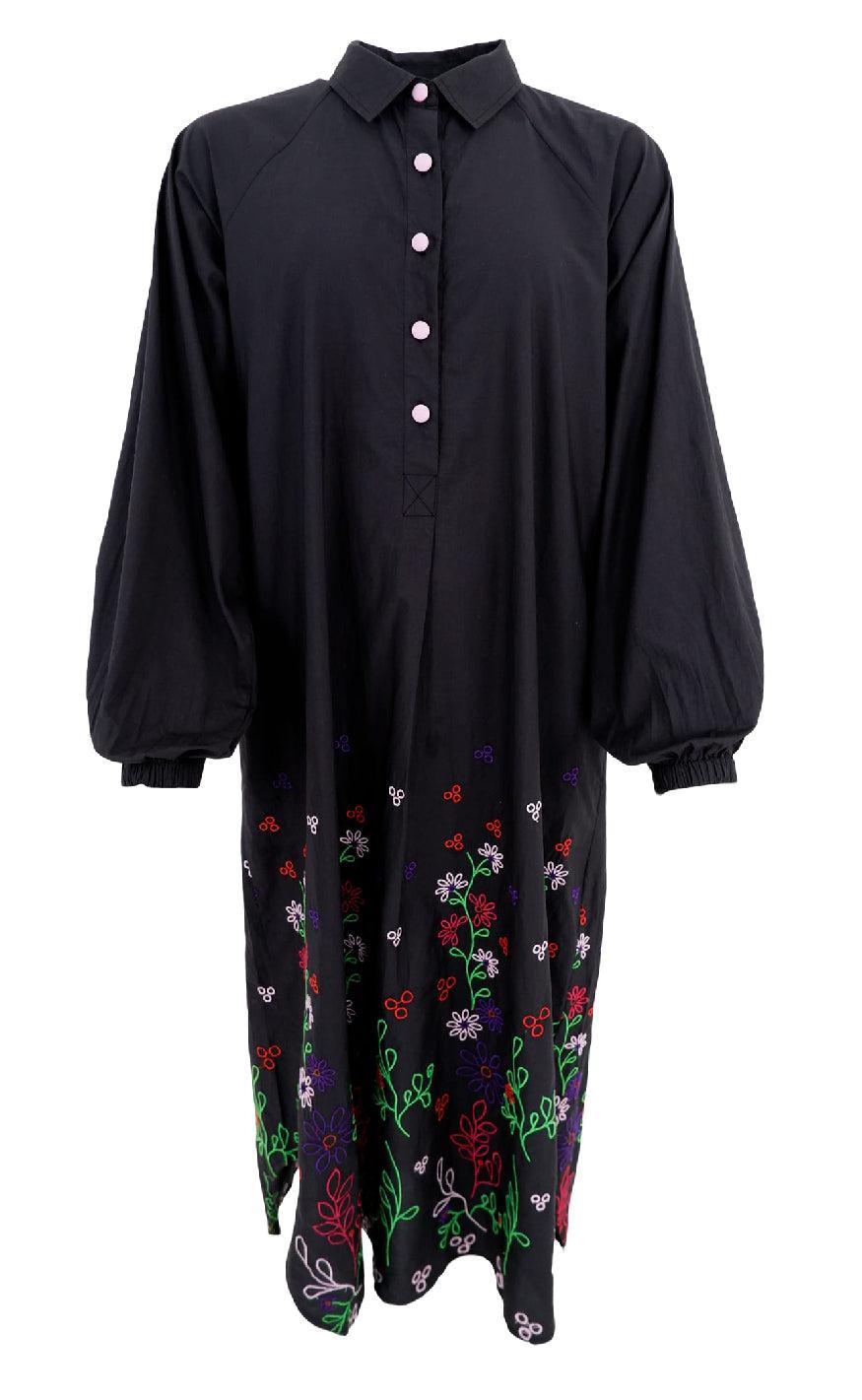Black Colour Kjole Verity Black Multi