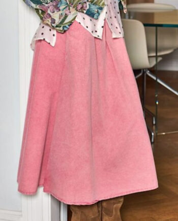 Black Colour Nederdel Abbie Vintage Pink