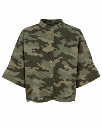 Black Colour Skjorte Ally Camouflage