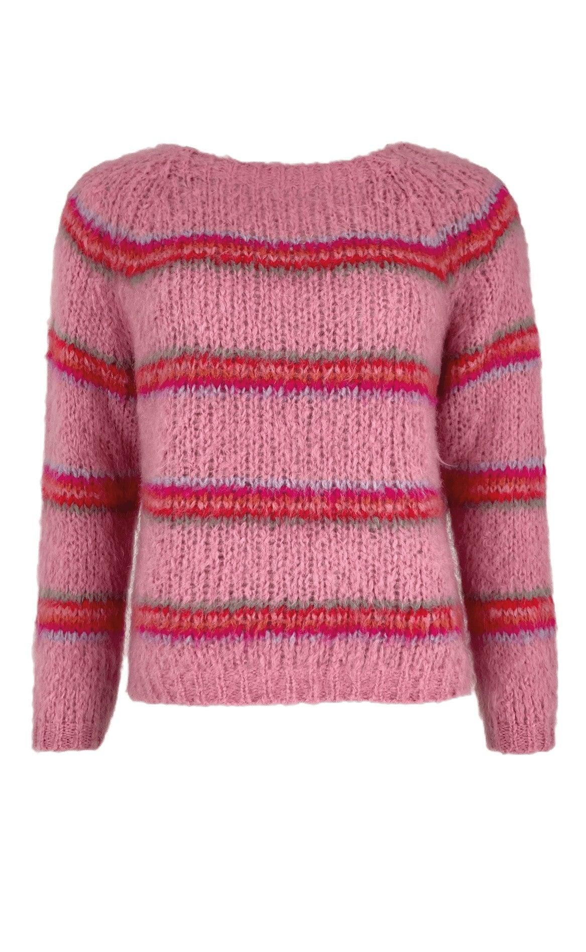 Black Colour Striktrøje Toni Candy Pink