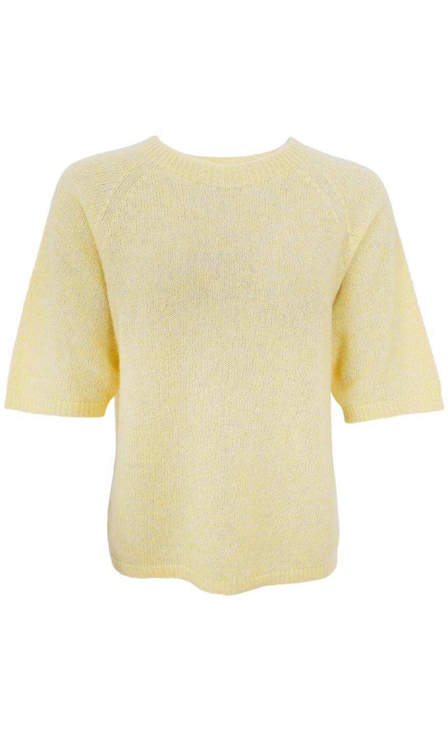 Black Colour Sweater Dell Pastel Yellow