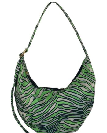 Black Colour Taske Arzona Green Zebra