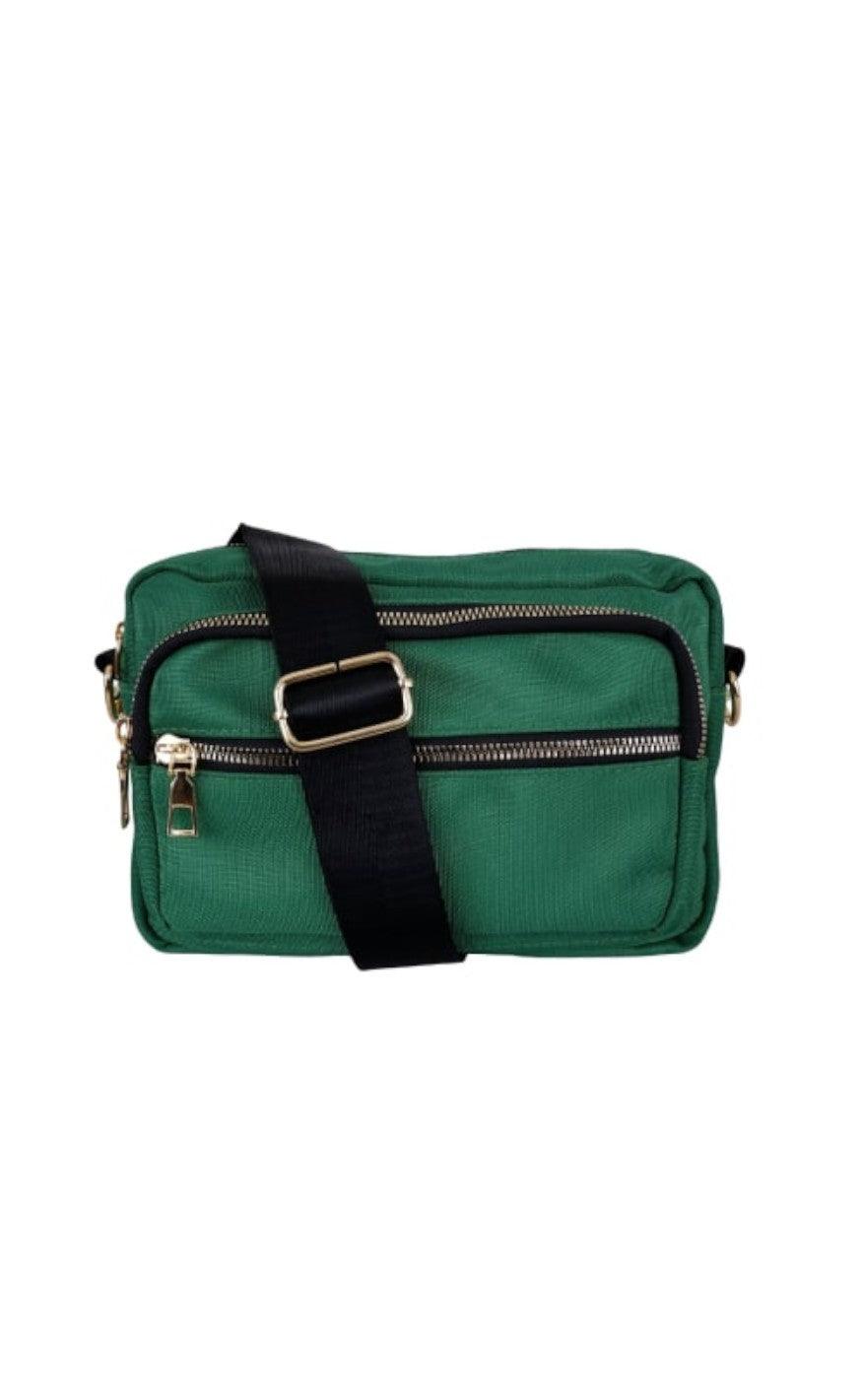 Black Colour Taske Vanda Green