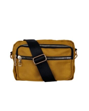 Black Colour Taske Vanda Mustard