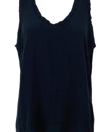 Black Colour Top Leane Black