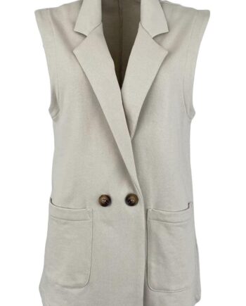 Black Colour Vest Cory Creme