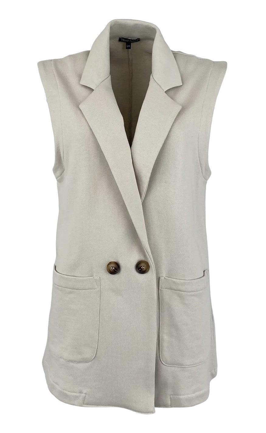 Black Colour Vest Cory Creme