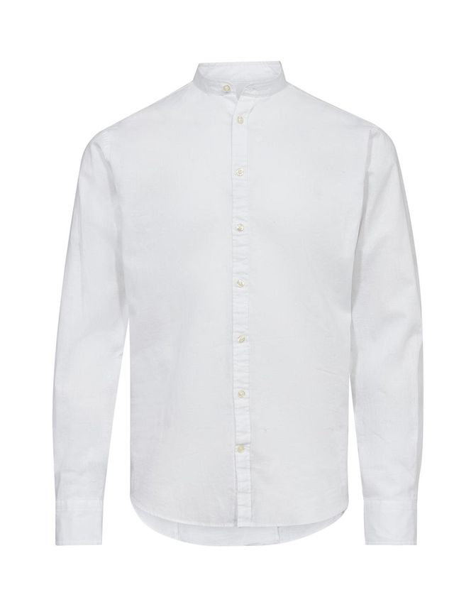 China Collar Linen     Shirt