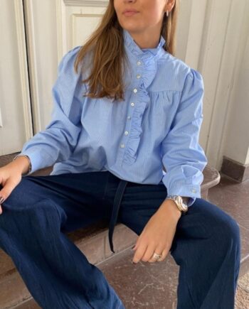 Continue Bluse Ariana Small Blue Stripe
