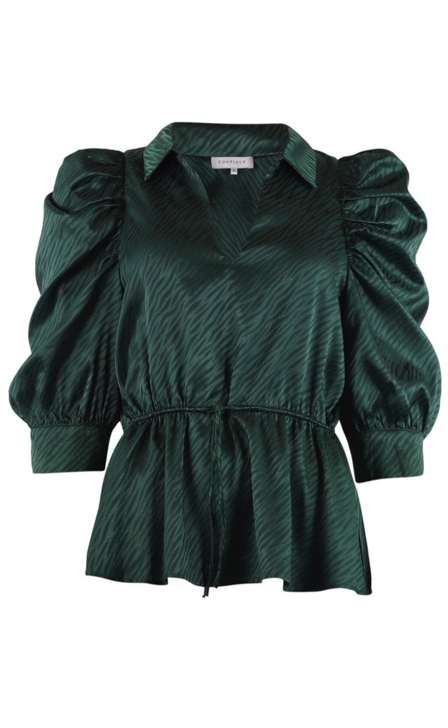 Continue Bluse Cita Bottlegreen