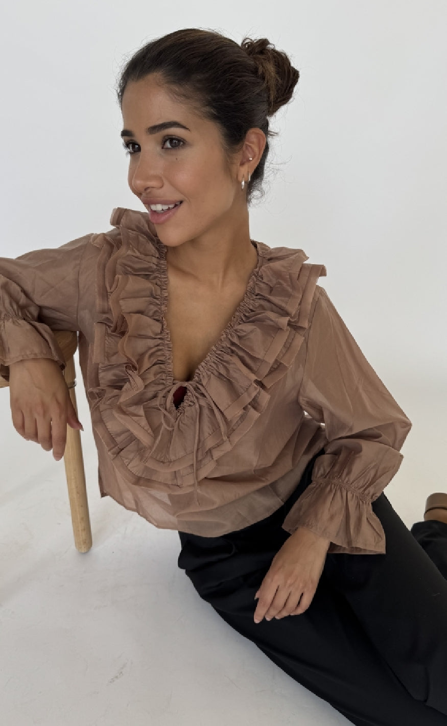 Continue Bluse Jody Nougat