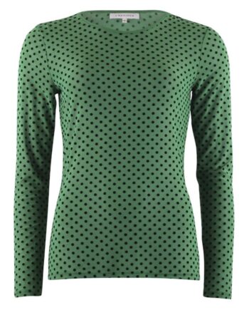 Continue Bluse Shannie Green With Dot