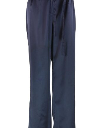 Continue Bukser Randi Satin Navy Blue
