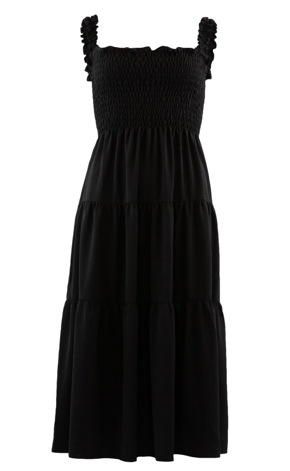 Continue Kjole Beth Smock Black
