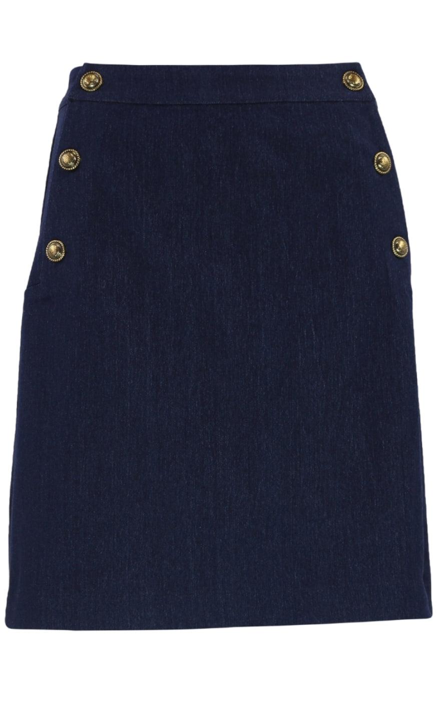 Continue Nederdel Gabby Solid Blue