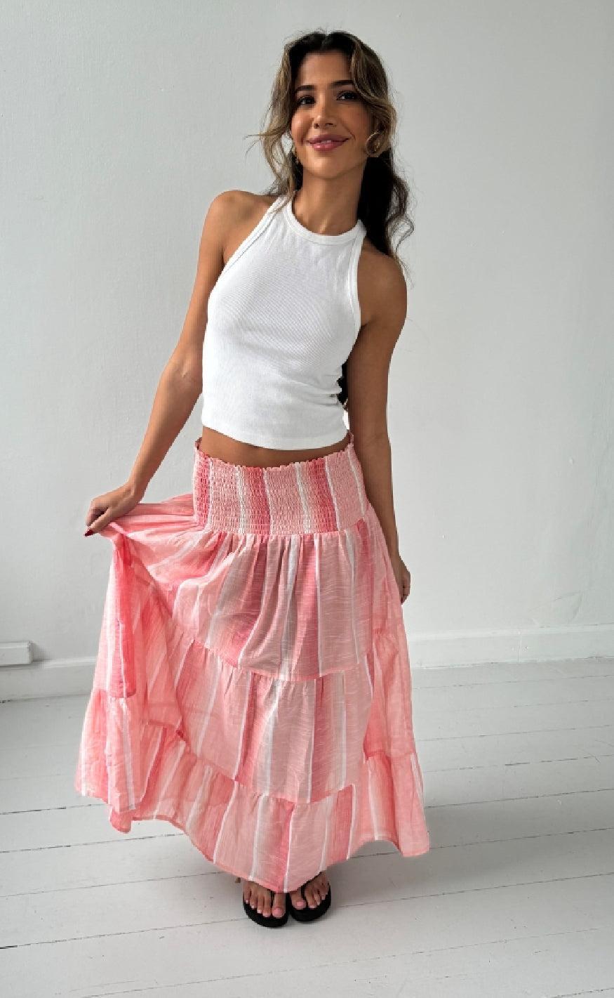 Continue Nederdel Majse Pastel Pink