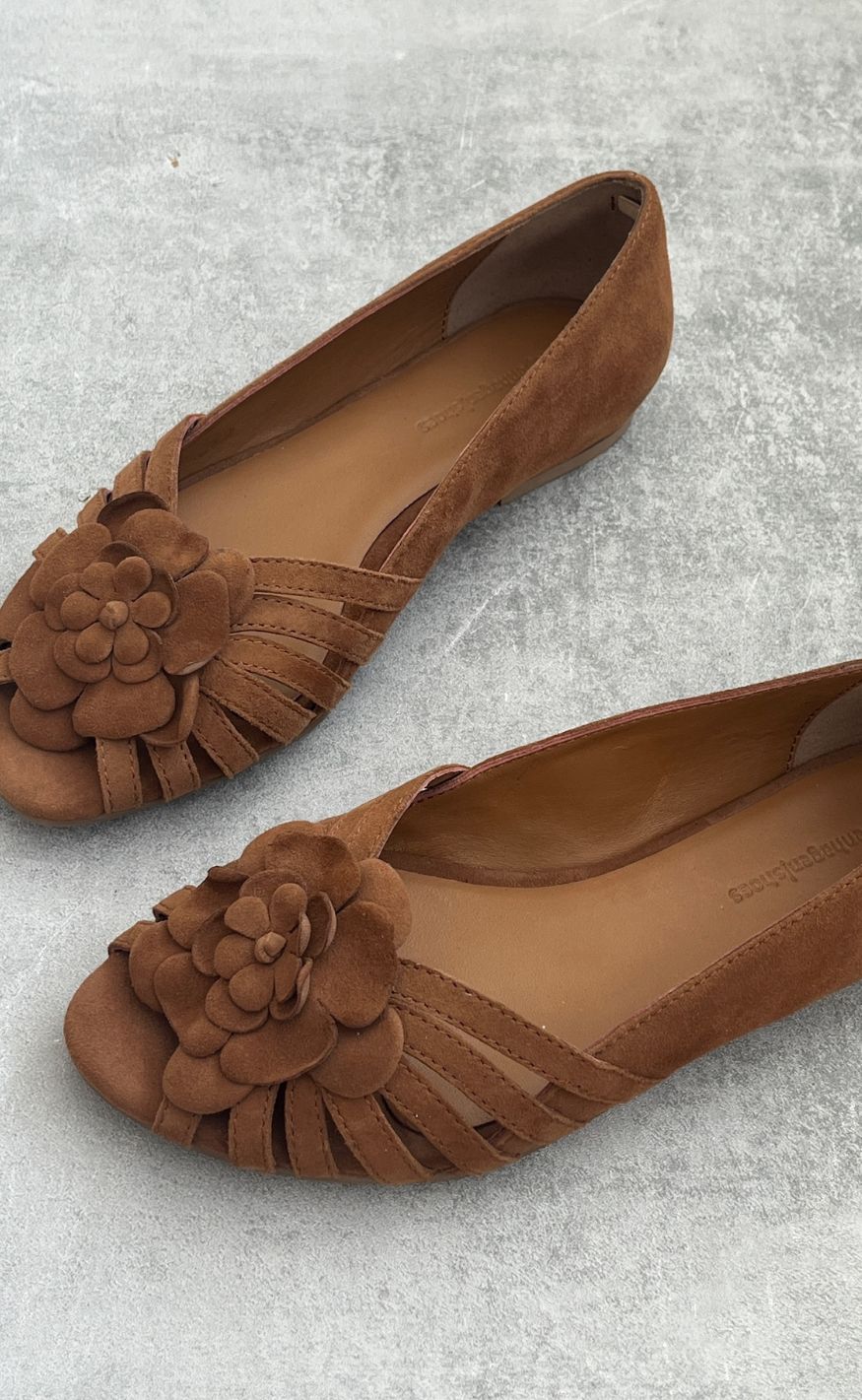 Copehagen Shoes Ballerinaer La Femme Cognac