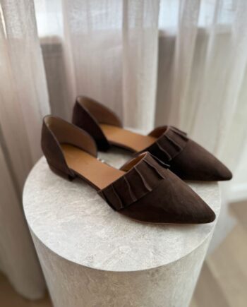 Copenhagen Shoes Ballarinaer New Romance Dark Brown