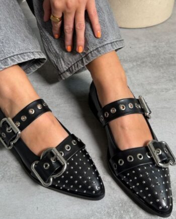 Copenhagen Shoes Ballerinaer Future Vibes Black
