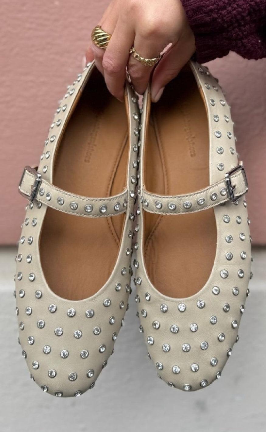 Copenhagen Shoes Ballerinaer The Lovely Move Beige