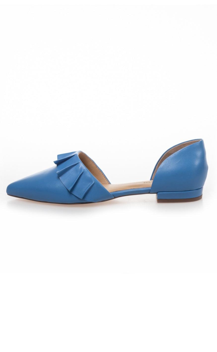 Copenhagen Shoes Loafers   Ballerina New Romance Leather Electric Blue