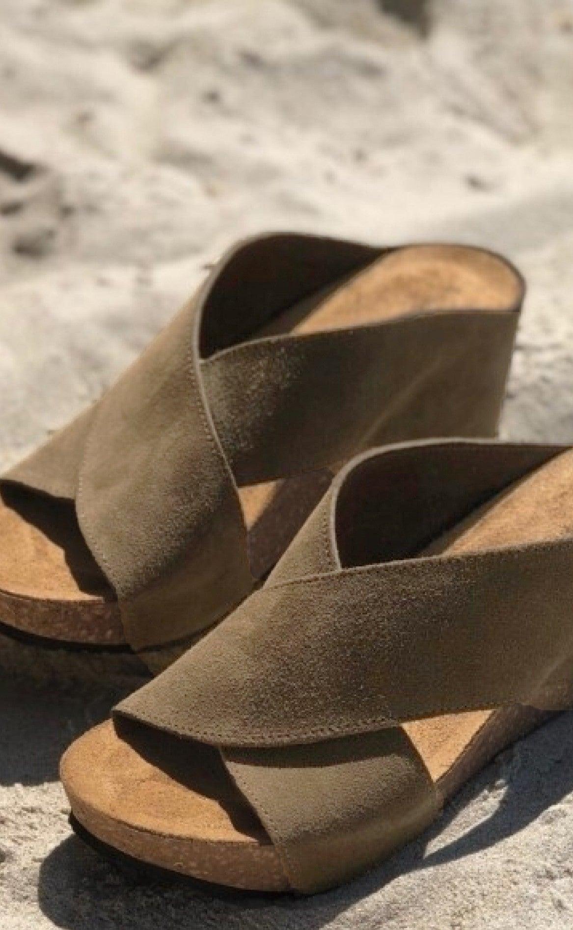 Copenhagen Shoes Sandal Frances Dark Beige