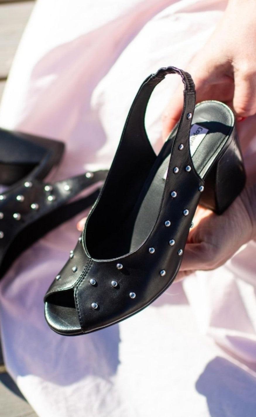 Copenhagen Shoes Sandal My Dreams Black Leather