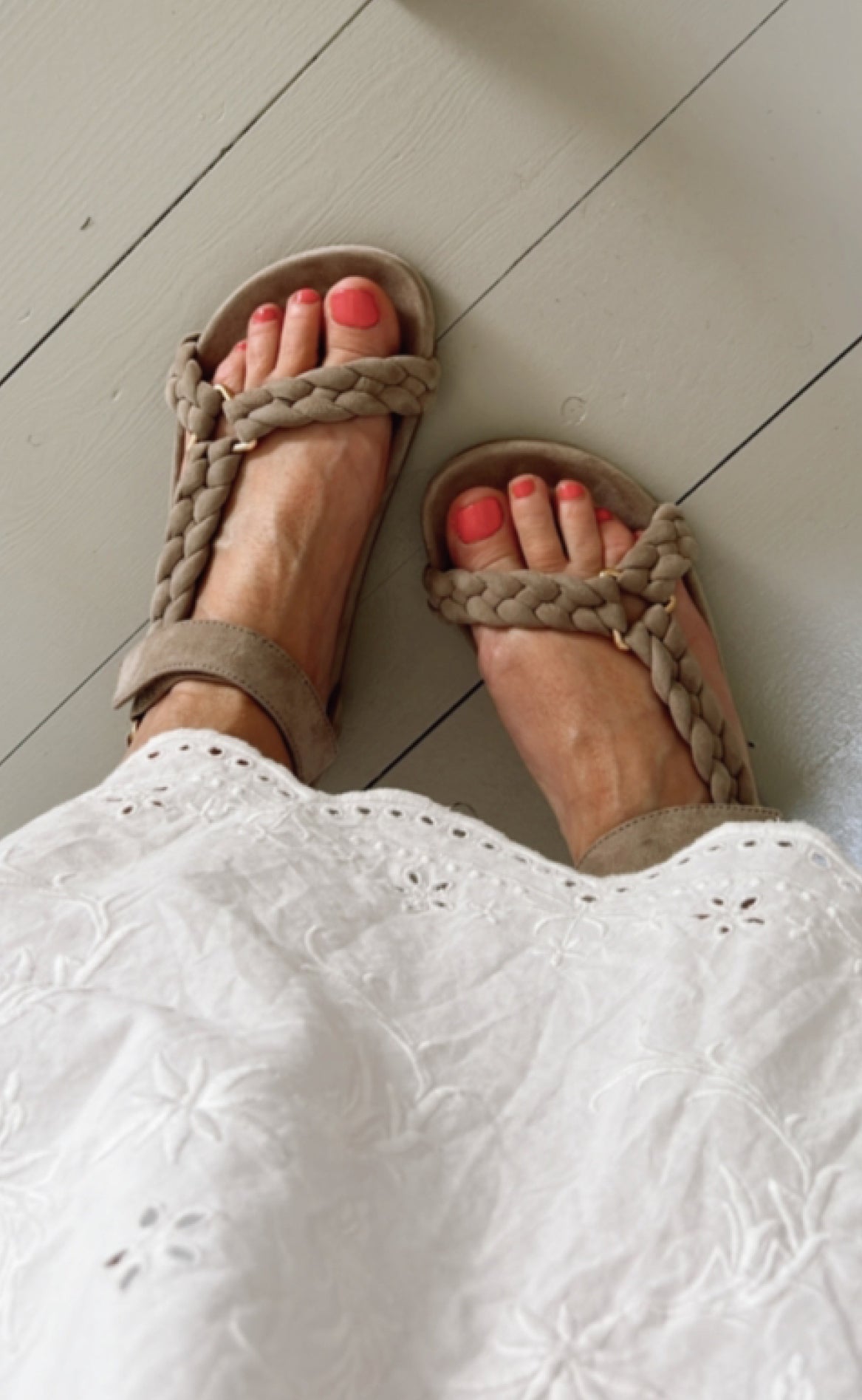 Copenhagen Shoes Sandaler Beach Suede Biscuit