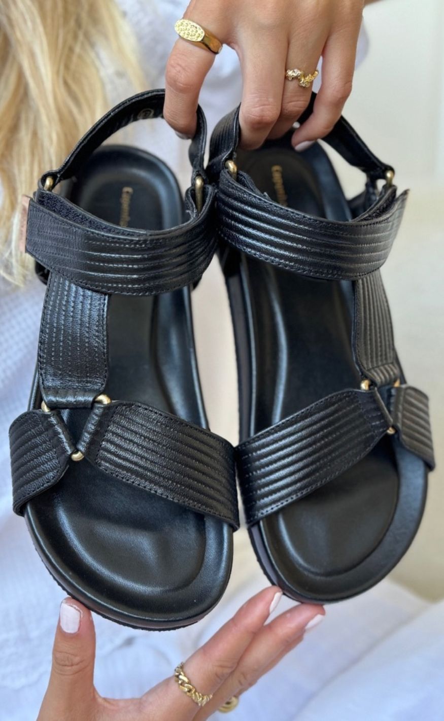Copenhagen Shoes Sandaler Carrie Leather Black