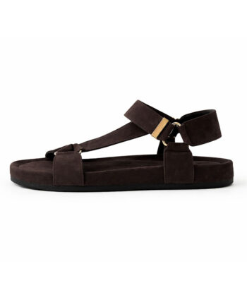Copenhagen Shoes Sandaler Carrie Suede Dark Brown