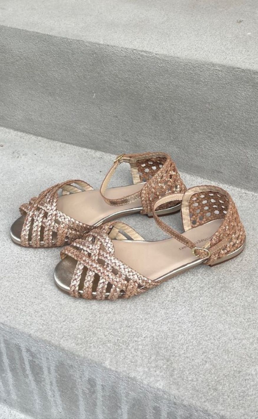 Copenhagen Shoes Sandaler Endless Love Gold