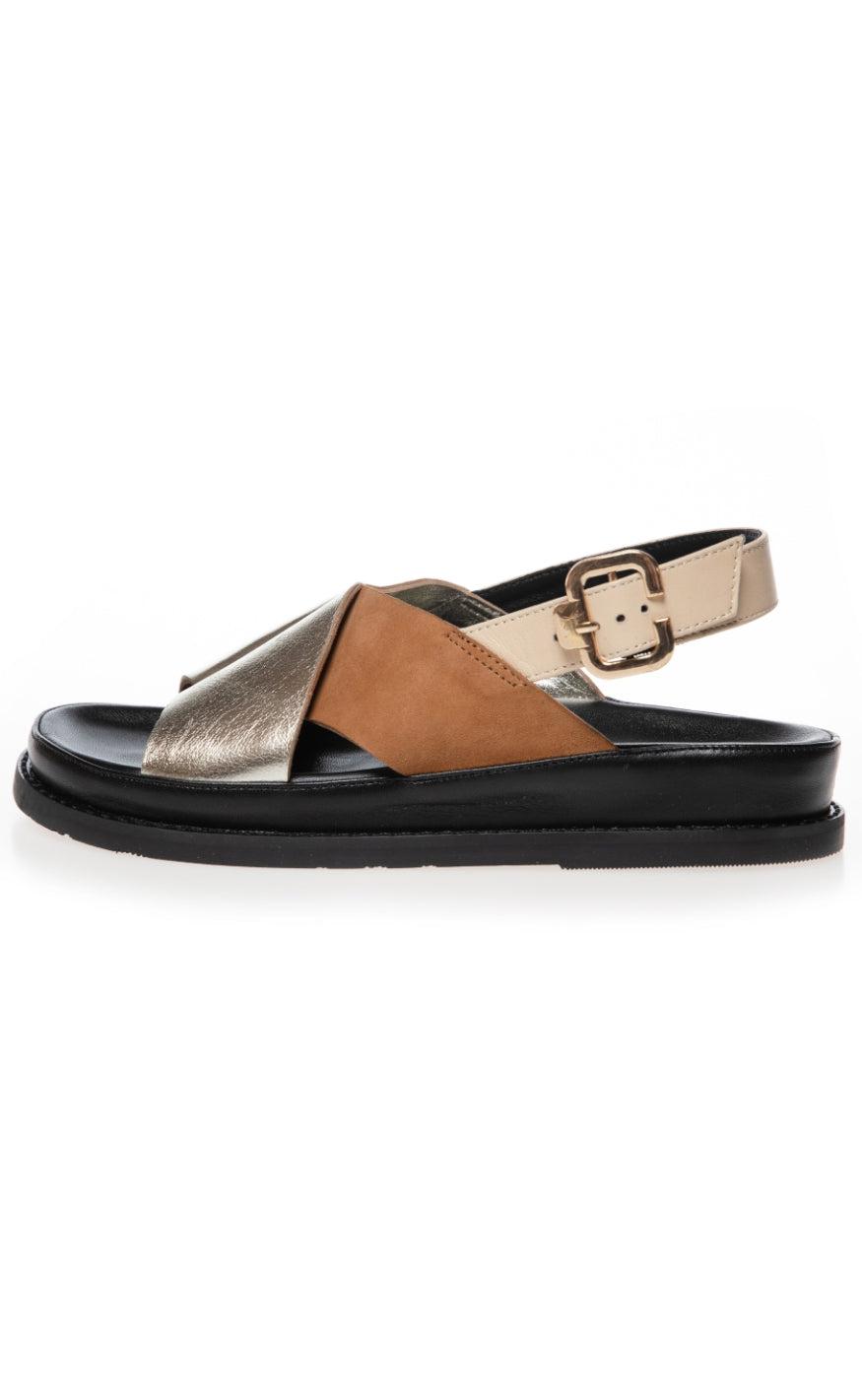 Copenhagen Shoes Sandaler New Stronger Gold Safari