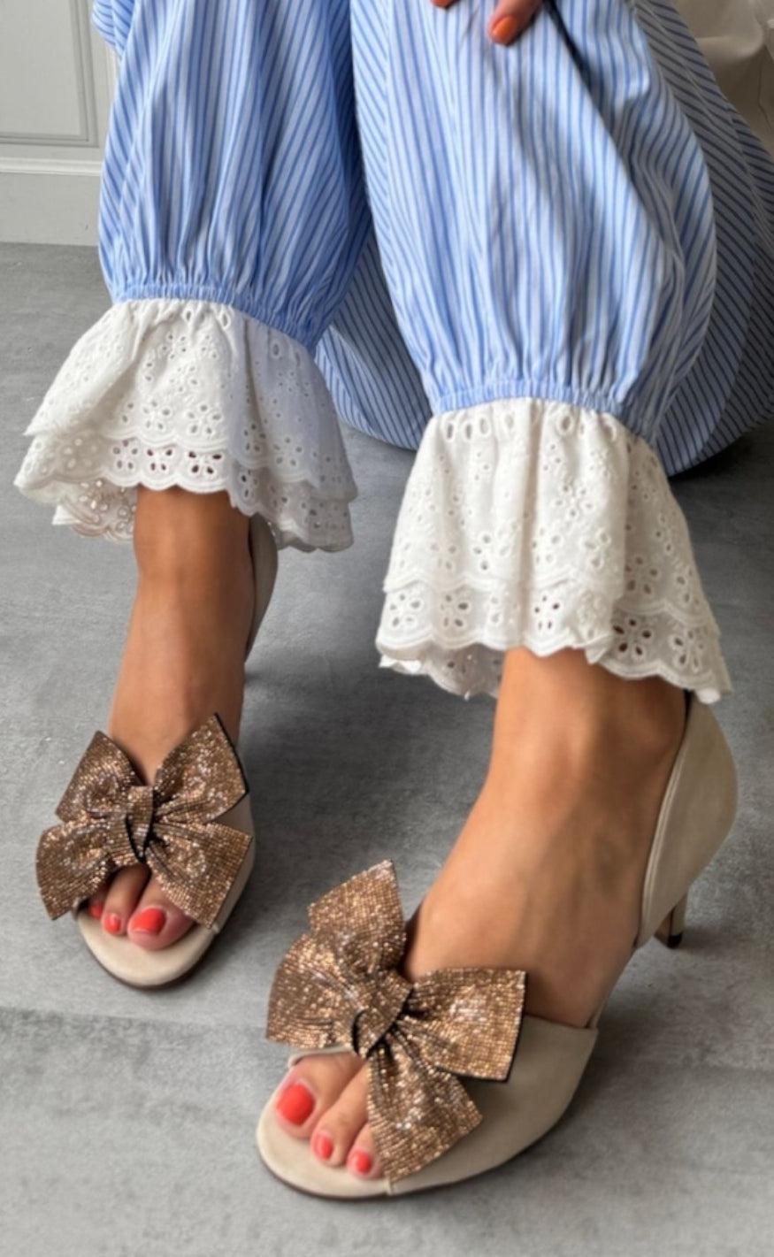 Copenhagen Shoes Stiletter Louzanne Beige