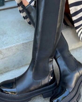 Copenhagen Shoes Støvle Follow Me Black Patent