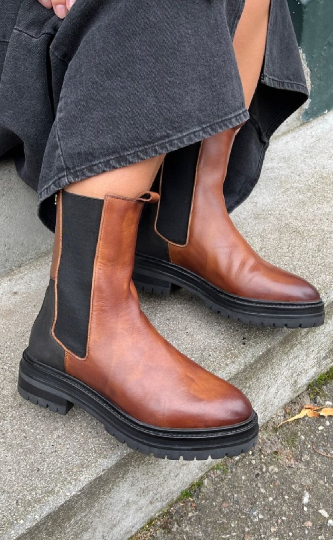 Copenhagen Shoes Støvler It 39 Kind Of Magic Cognac Black Brown