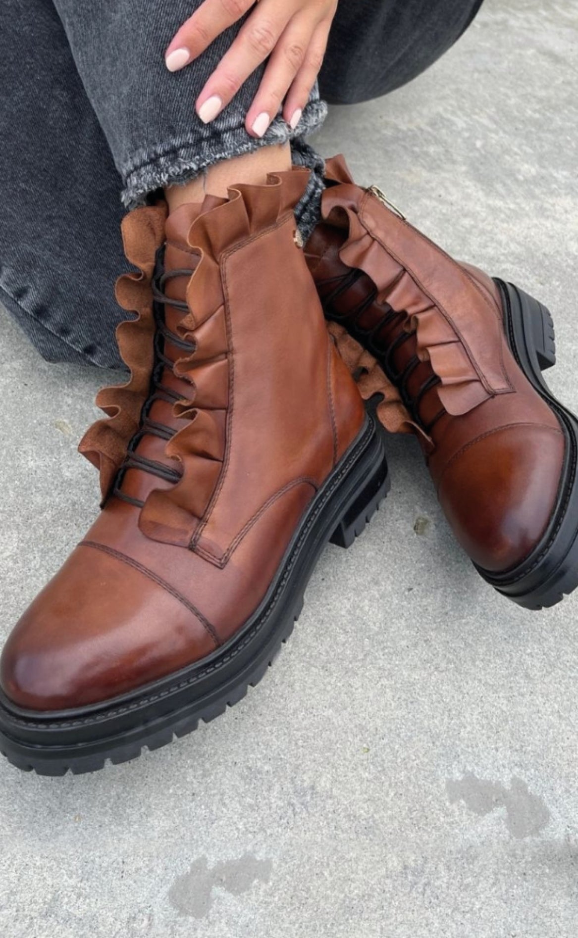 Copenhagen Shoes Støvler Pretty Cognac