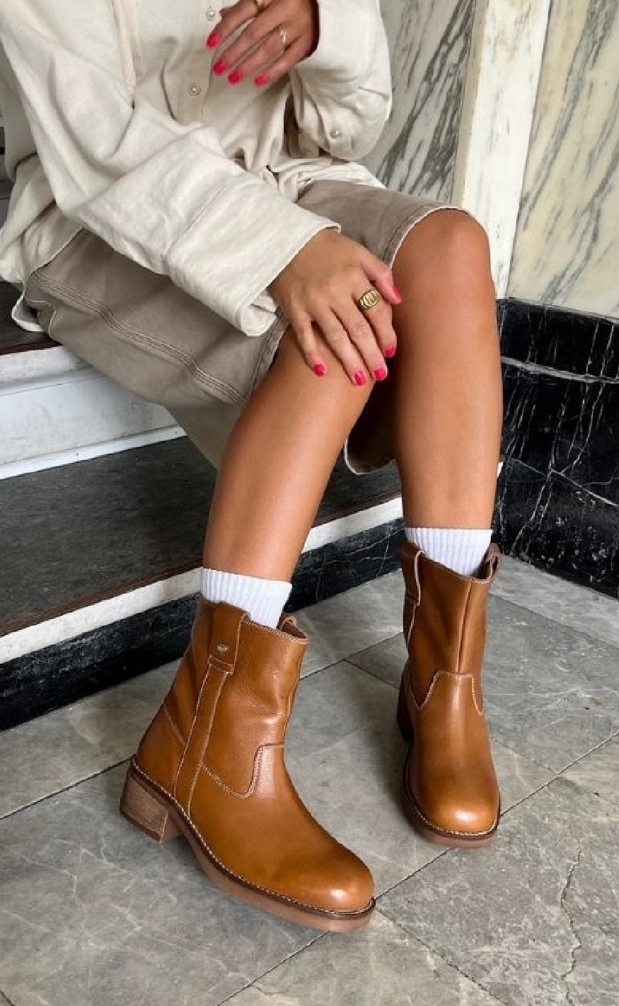 Copenhagen Shoes Støvler Say More Tan