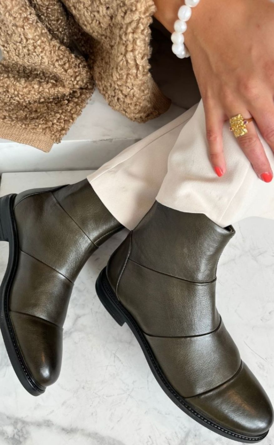 Copenhagen Shoes Støvler Stephanie Forest Green
