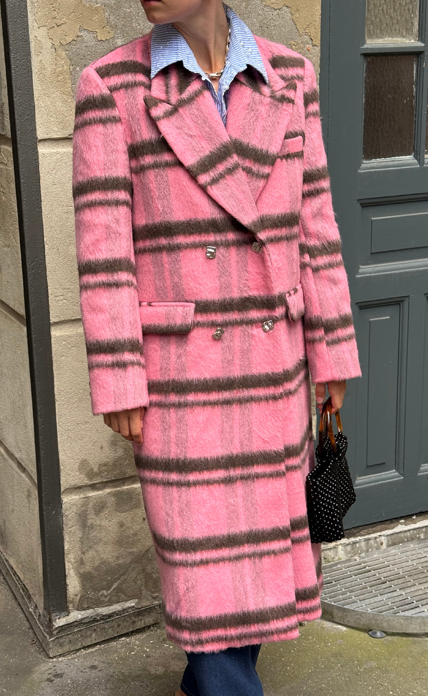 Cras Jakke Sloane Pink Check