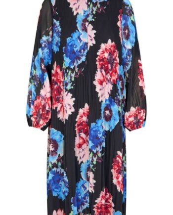 Cras Kjole Bina Black Blossom