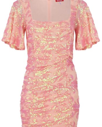 Cras Kjole Clover Coral Pink