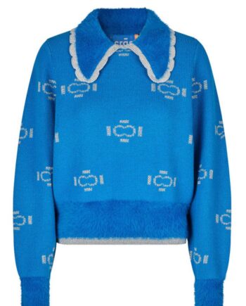 Cras Pullover Rita Blue Sea