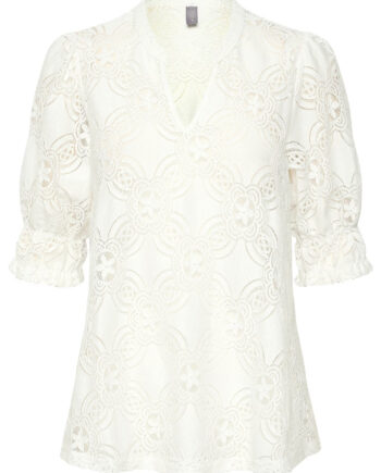 Culture Bluse Olu Ss Spring Gardenia