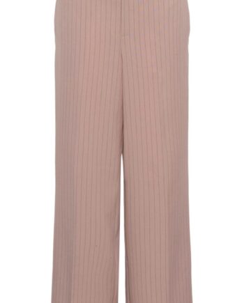 Culture Bukser Cecilie Pale Mauve Pinstripe