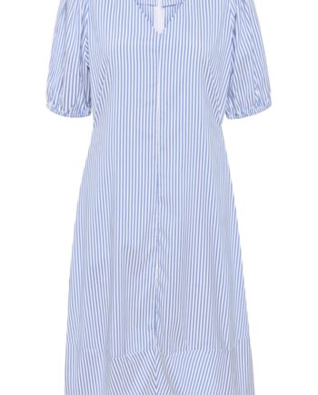 Culture Kjole Abigail Puff Ss Mazarine Blue